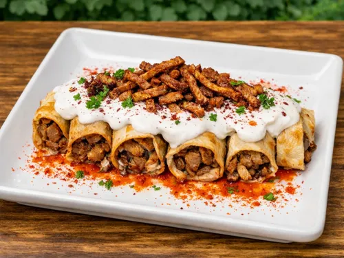 Yoğurtlu et tantuni / Мясной тантуни с йогуртом